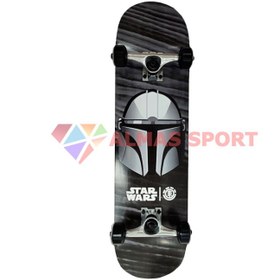 تصویر اسکیت برد کامل Element | طرح Star Wars Mandalorian 