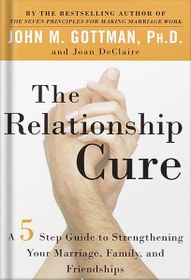 تصویر دانلود کتاب The Relationship Cure: A 5 Step Guide to Strengthening Your Marriage, Family, and Friendships by John Gottman 