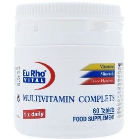 تصویر قرص مولتی ویتامین کامپلت یورو ویتال 60 عددی ا Multivitamin Complets Multivitamin Complets