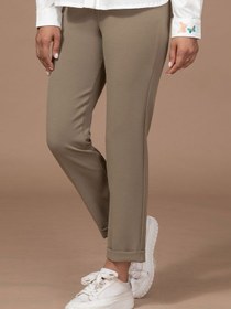 تصویر شلوار زنانه برنس مدل ایپک سایز ۴۰ تا ۴۶ پارچه ای کرپ 