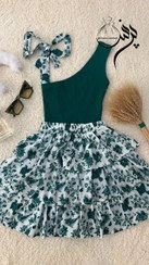 تصویر کراپ و دامن طبقه ای 