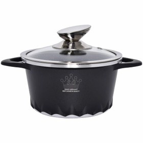 تصویر قابلمه تک چدن برند اس جی - قابلمه سایز ۱۶ SG brand single cast iron pot