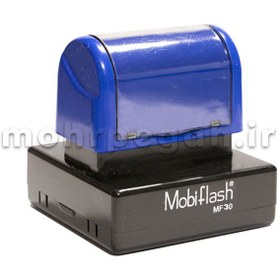 تصویر مهر چند رنگ لیزری مربع MobiFlash MF30 