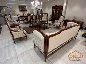 تصویر مبل کلاسیک مدل ۵۰۷ کاجی 