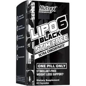 تصویر لیپو 6 بلک استیم فری ناترکس Nutrex Lipo 6 black Stim-free