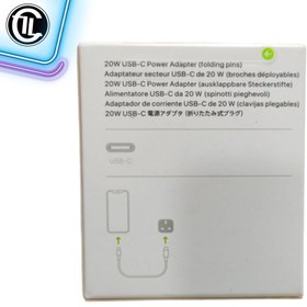 تصویر کلگی شارژر اپل 20 وات Apple 20w های کپی 