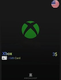 تصویر گیفت کارت ایکس باکس 3 دلار آمریکا 