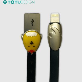 تصویر کابل لایتنینگ 120 سانتی متری طرح جوجه توتو TOTU LI07 Chick Cable 