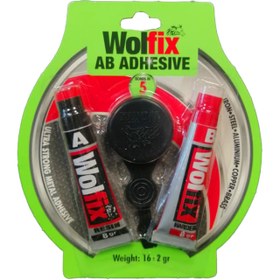 تصویر چسب دو قلو فشار قوی WOLFIX 