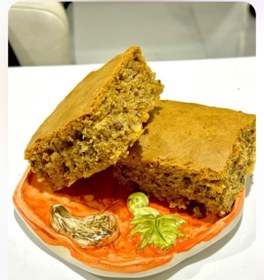 تصویر پودر کیک هویج گردو 