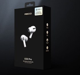 تصویر هندزفری بی سیم طرح ایرپادز رسی Recci headphones Wireless G50 PRO 