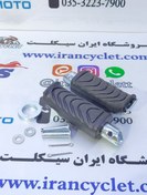 تصویر جاپایی عقب موتور سیکلت طرح کلیک (دست ) 