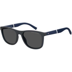 تصویر عینک آفتابی مردانه برند تامی هیلفیگر Tommy Hilfiger اصل TH 2042/S 54 18 145 FLL MAT BLUE 