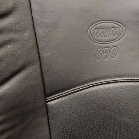 تصویر روکش صندلی ام وی ام MVM 550 مشکی چرم 
