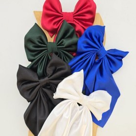 تصویر گیره فرانسوی پاپیونی ساتن 