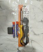 تصویر هویه امگا درجه یک به همراه سیم لحیم و روغن لحیم 