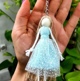 تصویر گیفت مکرومه عروسکی 2 