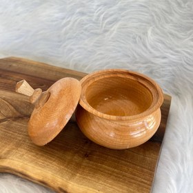 تصویر قندان چوبی گردو 