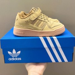 تصویر کتونی بچه گانه آدیداس فورام‌ ۸۴ قهوه ای Adidas Forum 84 low 