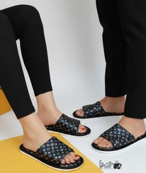 تصویر پاپوش اسلیپر ست آقا و خانم لویی ویتون 