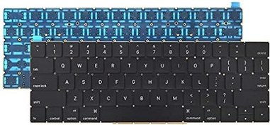 تصویر Willhom Keyboard US Layout Replacement for MacBook Pro Retina Display (Touch Bar) Late 2016-Mid 2017 13-inch A1706 15-inch A1707 