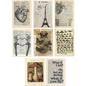 تصویر پک پوستر 8عددی Vintage کد vntpack17 