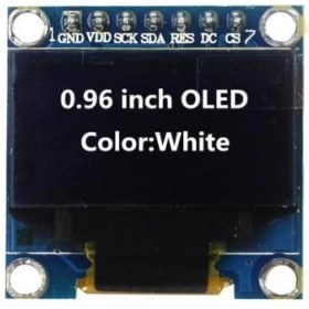 تصویر LCD Oled 128*64 , 0.96 inch i2c White 