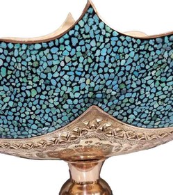 تصویر کشکول قلمزنی فیروزه 