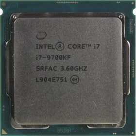 تصویر پردازنده کافی لیک اینتل i7-9700KF بدون جعبه Intel Core i7-9700KF Coffee Lake 4.9GHz LGA 1151 CPU TRAY