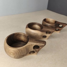 تصویر کوکسا(لیوان چوبی)گردو کد 321 