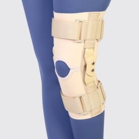 تصویر زانوبند مفصل دار کشی طب و صنعت کد 40200 Tebosanat Neoperene Elastic Hinged Knee Brace