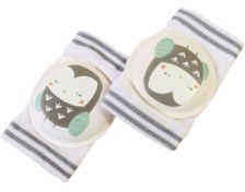 تصویر زانوبند نوزادی طرح حیوانات بسته ۲ عددی رنگ سفید 