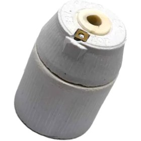 تصویر سرپیچ سرامیکی E۲۷ پارت High-Quality E27 Ceramic Socket for All Types of Bulbs