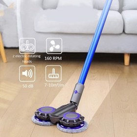 تصویر سری طی جارو شارژی دایسون همراه مخزن آب مناسب مدل Dyson v7 v8 v10 v11 v15, 6 Washable Mop Pads V6 and Slim Series Not Compatible (v701) ارسال 10 الی 15 روز کاری 