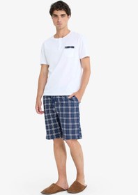 تصویر ست لباس خواب مردانه دیفکتو defacto 