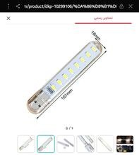 تصویر لامپ USB دارای 8 ال ای دی 