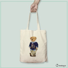 تصویر کیف خرید کتان teddy-خرس تدی 