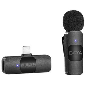 تصویر میکروفون بی سیم بویا مدل BY- V1 Boya Ultracompact 2.4GHz Wireless Microphone System BY- V1