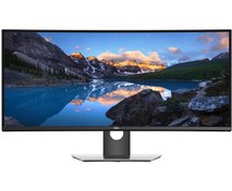 تصویر مانیتور خمیده دل مدل U3419W سایز ۳۴ اینچ UWQHD IPS 