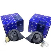 تصویر بوق بم و زیر دست دو عددی (مناسب برای 405-پارس -سمند) 