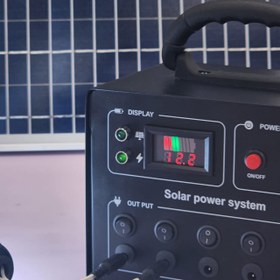 تصویر پکیج خورشیدی 100 وات solar package 100 w