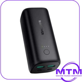 تصویر پاوربانک راوپاور مدل RP-PB208 ظرفیت 20000 mAh 