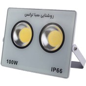 تصویر پرژکتور ۱۰۰وات سی او بی ای پد صبا ترانس - سفید COB 100W IpAD