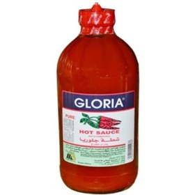 تصویر سس گلوریا قرمز تند عربستانی اورجینال GLORIA HOT SAUCE/SPICY SAUCE/IMPORTED FROM SAUDI ARABIA/474ML