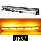 تصویر فلاشر لایت بار فدرالی ۶ کانال خارجی لنزو Lenzo Lenzo 6-channel external Federal light bar flasher