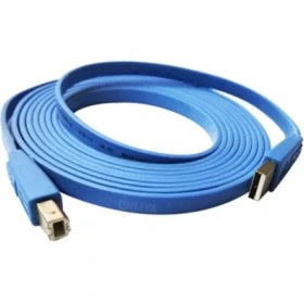 تصویر کابل پرینتر فلت هویت 1/5 متر Flat identity printer cable 1.5 meters