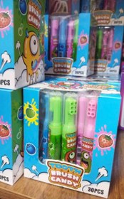 تصویر ژله مسواکی 7 گرم بسته 30عددی tooth brush candy