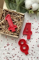 تصویر شمع دست ساز مناسب کیک تولد 