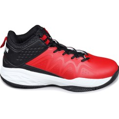 تصویر کفش‌ ورزشی بسکتبال مردانه قرمز و مشکی مدل 28652 برند jump 28652 Red - Black Men's Basketball Sports Shoes