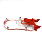 تصویر قاب تسمه تایم شفاف پراید 2 تیکه نوین خودرو 